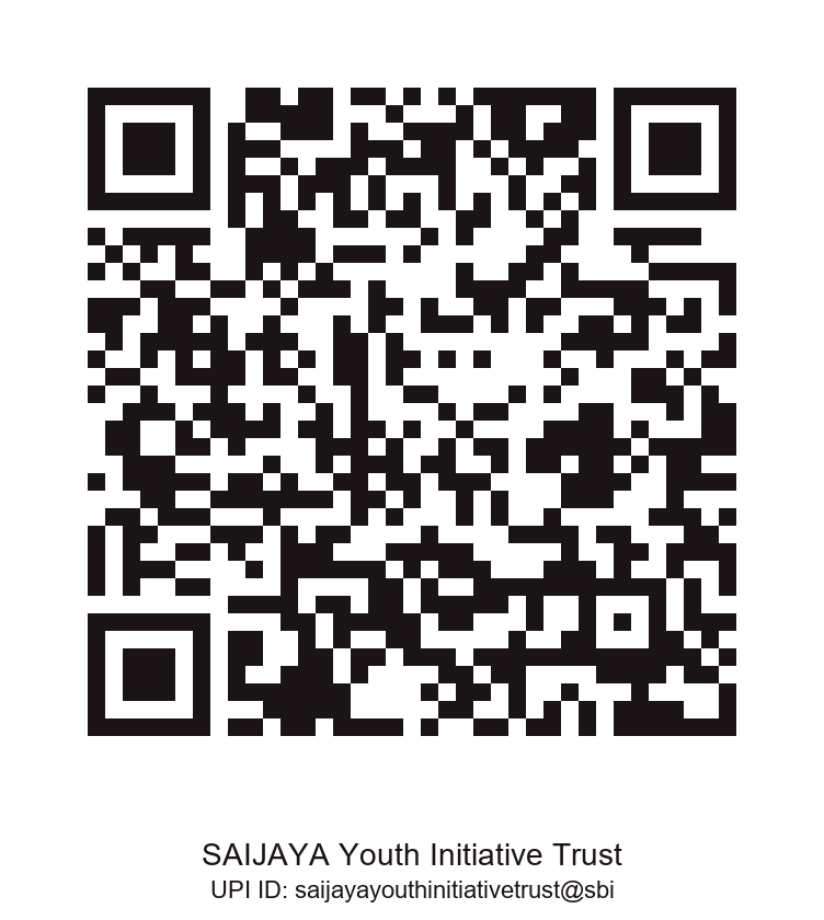 Saijaya Youth Initiative Trust UPI contribution QR code
